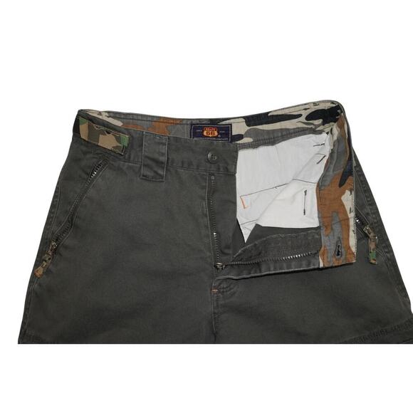 Vintage Route 66 Cargo Shorts Camo Waist Utility Y2K Style β Size 32 - Picture 2 of 10